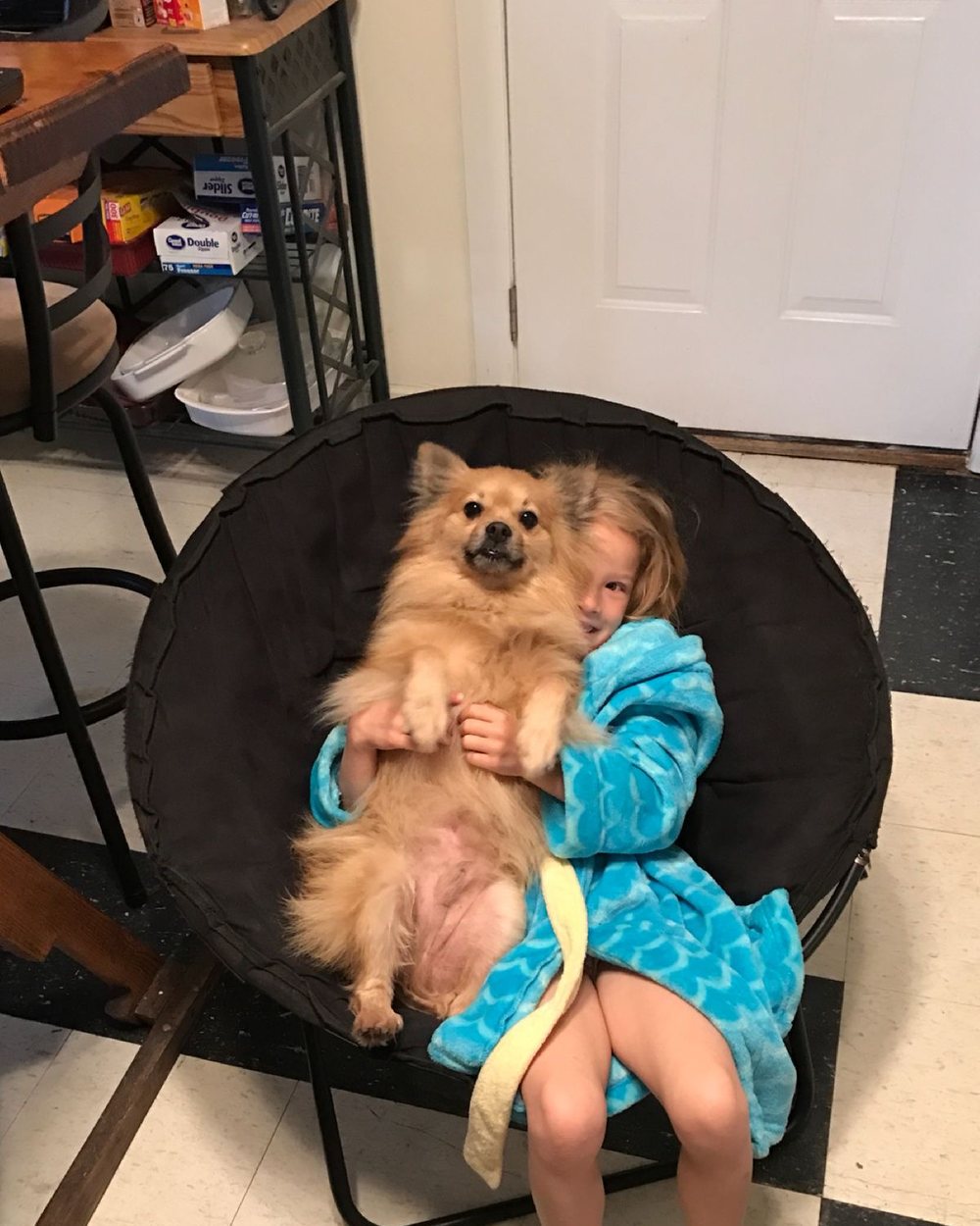 Settled in